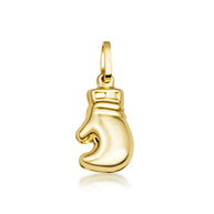 14K Gold Boxing Glove Pendant Necklace