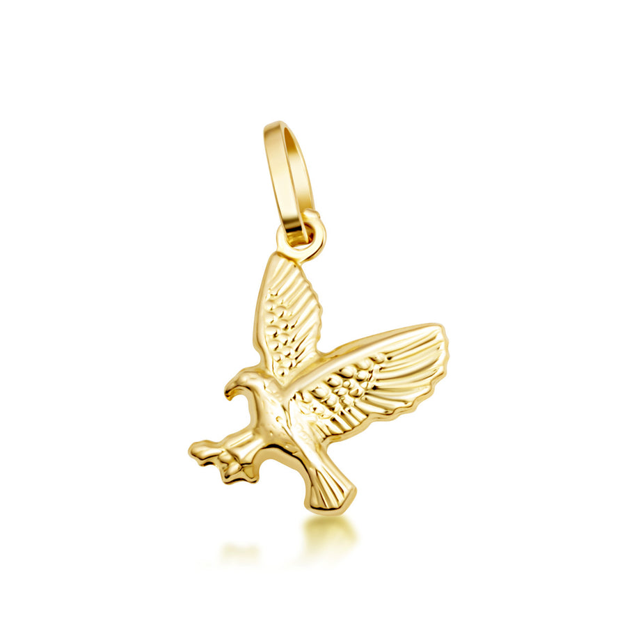 14K Gold Eagle Necklace