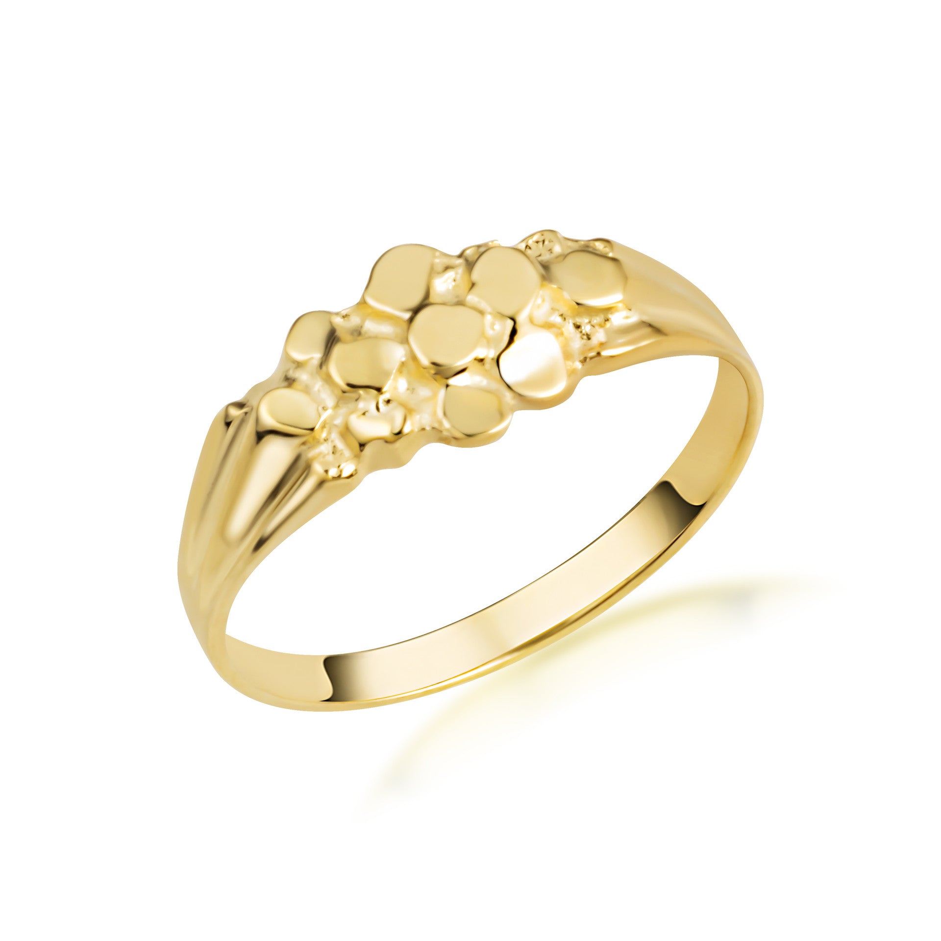 10K/14K Gold Baby Nugget Ring (Available in Yellow Gold, White Gold)
