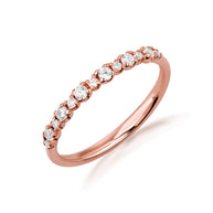 Women’s Gold Cubic Zirconia Promise Ring (Available in Yellow Gold, Rose Gold, White Gold)