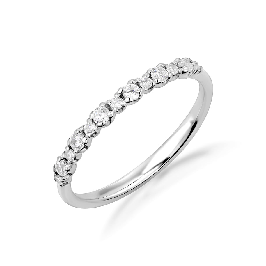 Women’s Gold Cubic Zirconia Promise Ring (Available in Yellow Gold, Rose Gold, White Gold)
