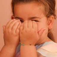 14K Gold Butterfly Bracelet (5.25