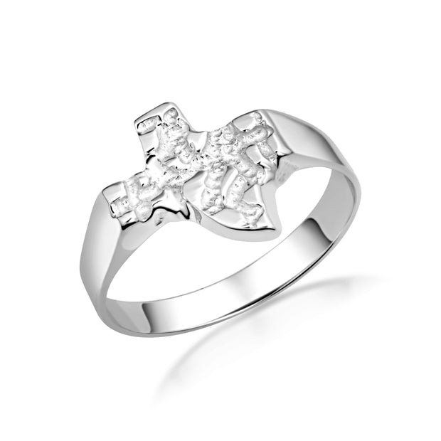 Silver Texas Nugget Ring