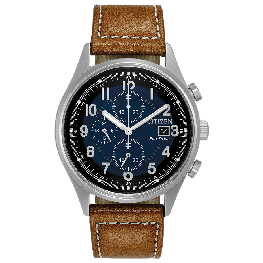 CA0621-05L Citizen Chandler Chronograph Eco-Drive Blue Dial Men's Watch