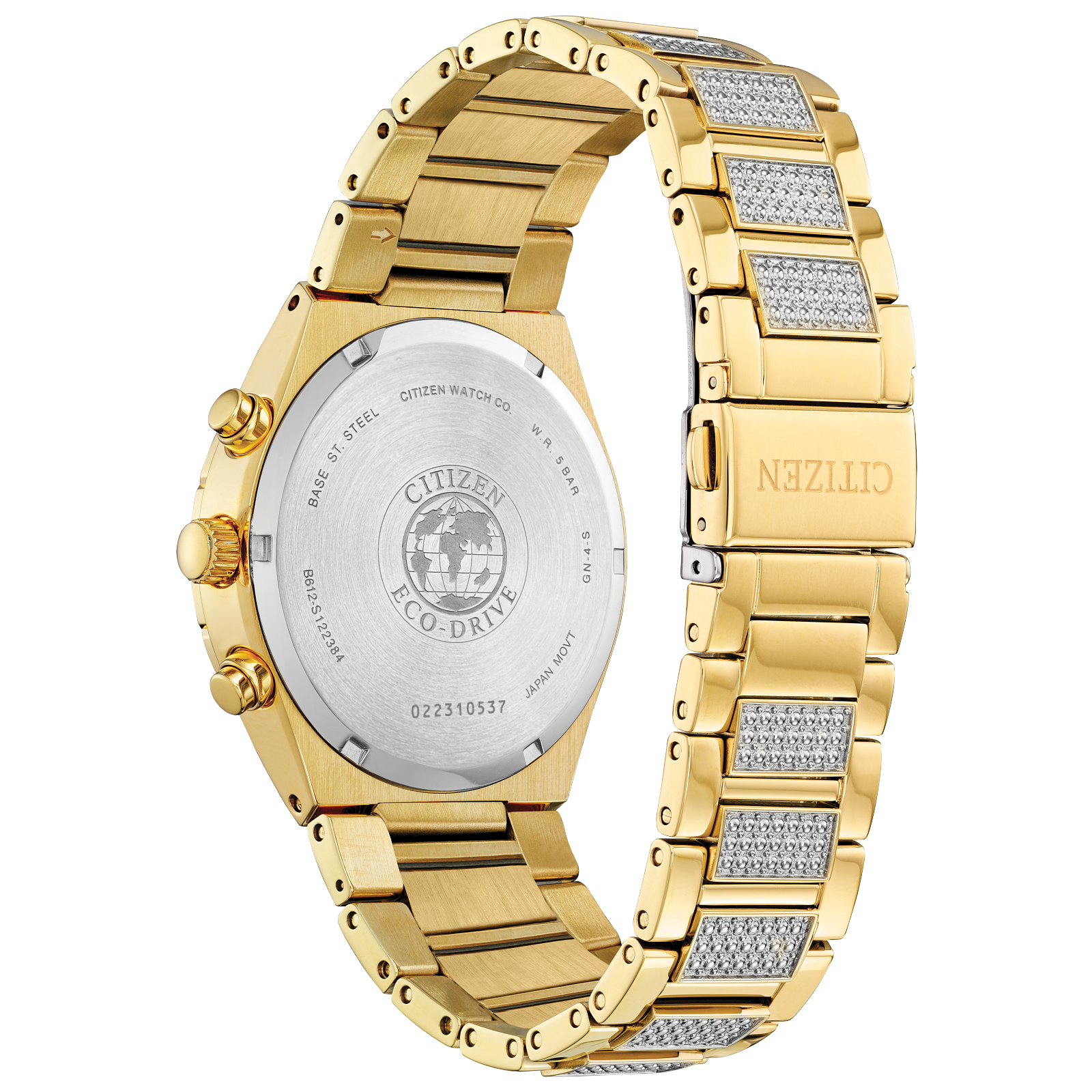 CA0752-58L Citizen Eco-Drive Men's Crystal Accents Chronograph Watch
