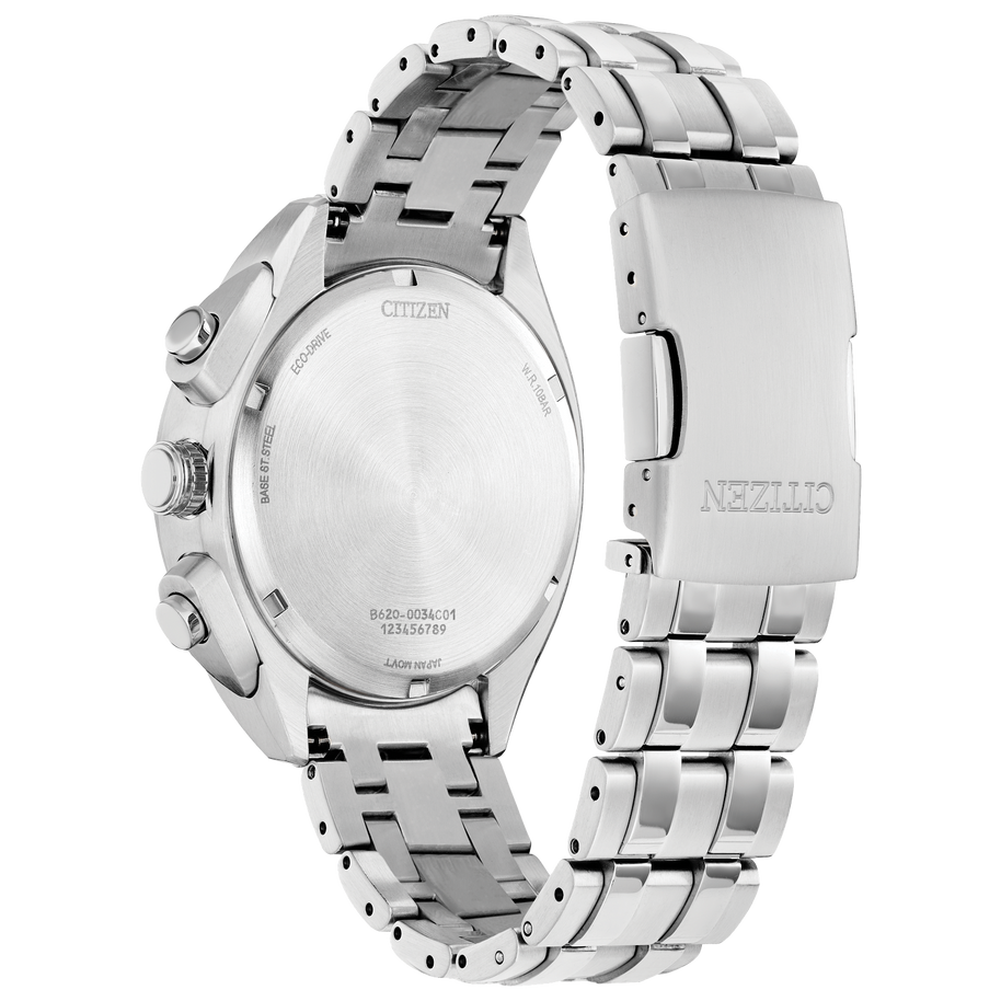 CA4540-54E Citizen Eco-Drive Carson Stainless Steel Chronograph Men's Watch
