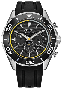 CA4730-08E Citizen Eco-Drive Chronograph / Promaster A-T Chronograph Watch Black / Blue Dial Stainless Steel Men's Watch