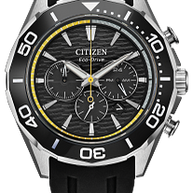 CA4730-08E Citizen Eco-Drive Chronograph / Promaster A-T Chronograph Watch Black / Blue Dial Stainless Steel Men's Watch