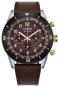 CA4746-08X Citizen Eco-Drive Promaster A-T Chronograph Watch Black / Blue Dial Men's Watch
