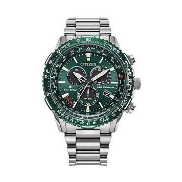 Citizen Promaster Air A-T CB5004-59W Green Dial Silver-Tone Stainless Steel Men's Watch