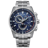 CB5880-54L Citizen PCAT Chronograph Eco-Drive Sapphire Blue Dial Men's Watch
