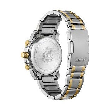 Citizen Perpetual Chrono A-T CB5894-50E Black Dial Two-Tone Stainless Steel Men's Watch