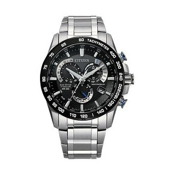 Citizen Perpetual Chrono A-T CB5908-57E Black Dial Super Titanium Men's Watch