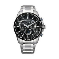 Citizen Perpetual Chrono A-T CB5908-57E Black Dial Super Titanium Men's Watch