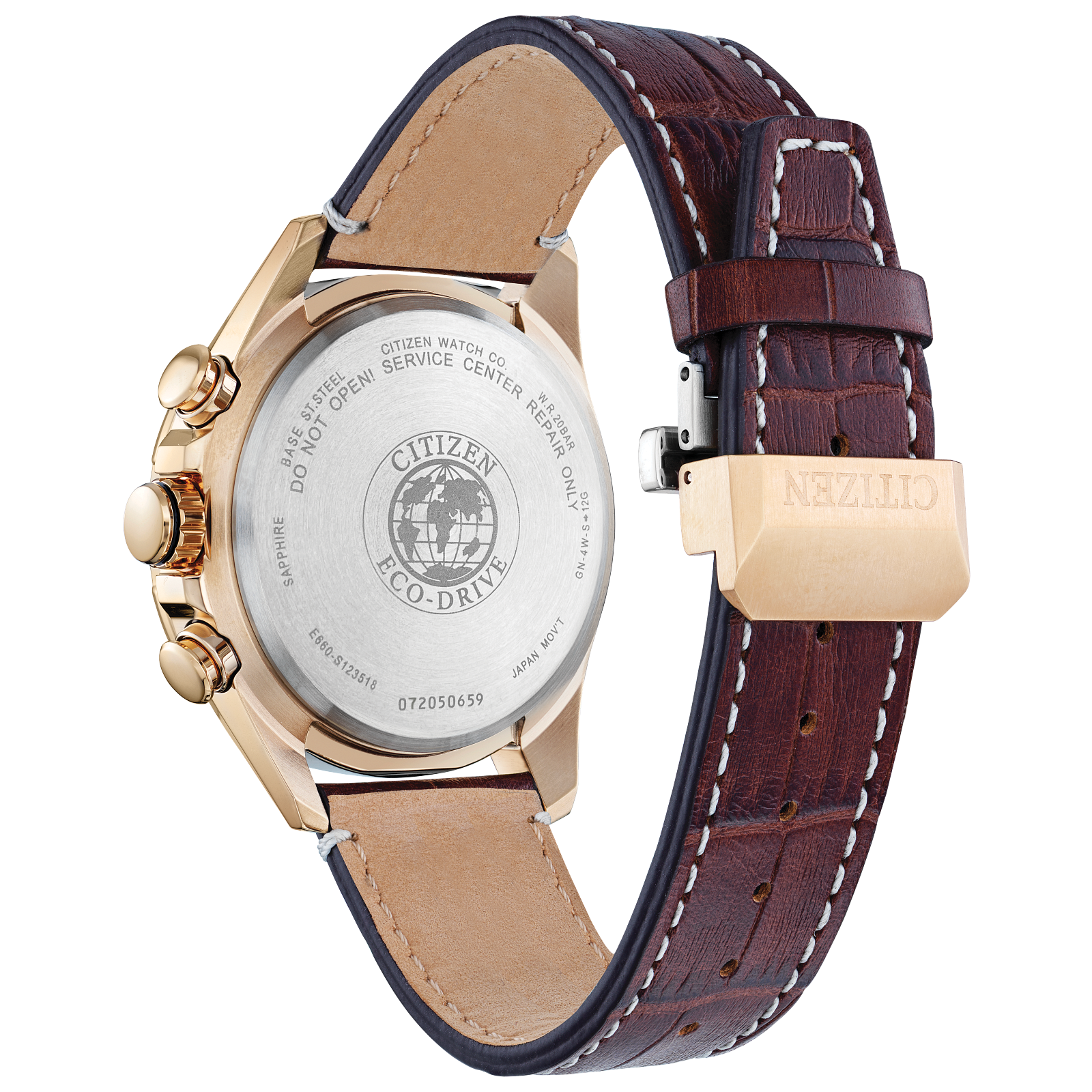 CB5919-00X Citizen Eco-Drive Rose Gold Stainless Steel Green Dial Men's Watch