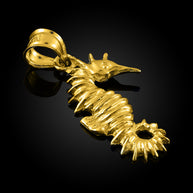 Yellow Gold Seahorse Pendant