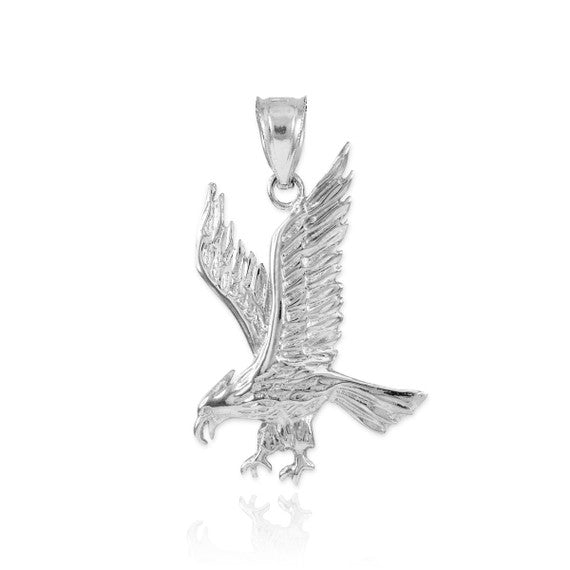 Sterling Silver Eagle Pendant Necklace