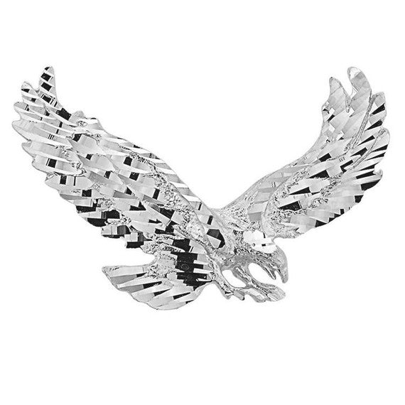 Gold Soaring Eagle Pendant (Available In Yellow/Rose/White Gold)