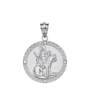 .925 Sterling Silver Scuba Diver Sports Charm Pendant Necklace