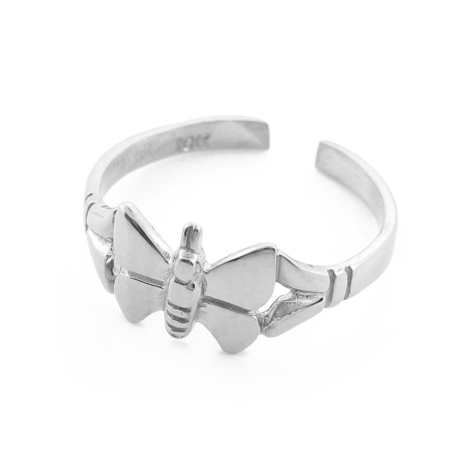 Gold Butterfly Toe Ring (Available in Yellow/Rose/White Gold)