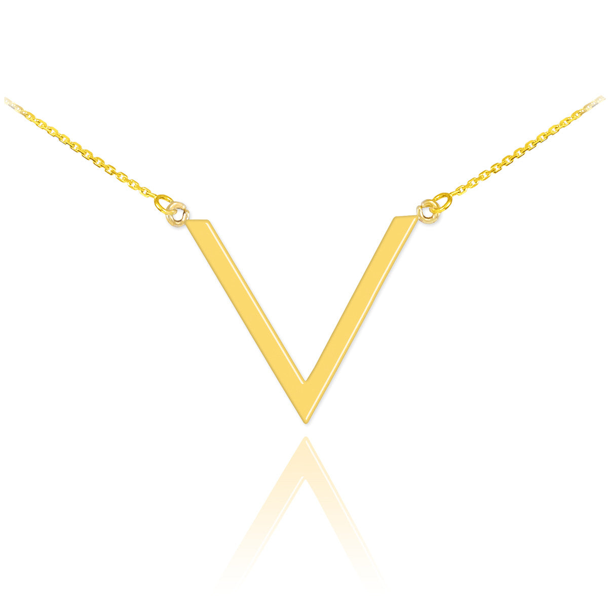 Gold 14K Polished Letter 