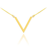 Gold 14K Polished Letter 