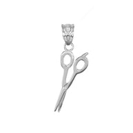 925 Sterling Silver Scissors Pendant Necklace