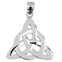 925 Sterling Silver Trinity Knot Pendant Necklace