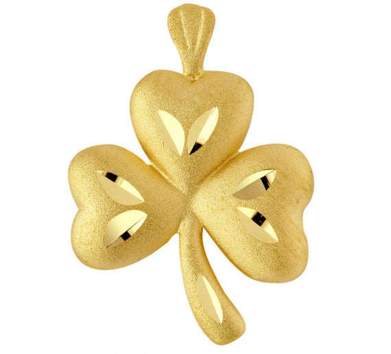 Gold Clover Pendant