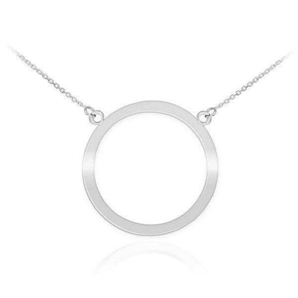 Sterling Silver Circle Of Life Karma Necklace