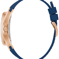 Bulova 97P174 Curv Quartz Diamond Blue Dial Ladies Watch