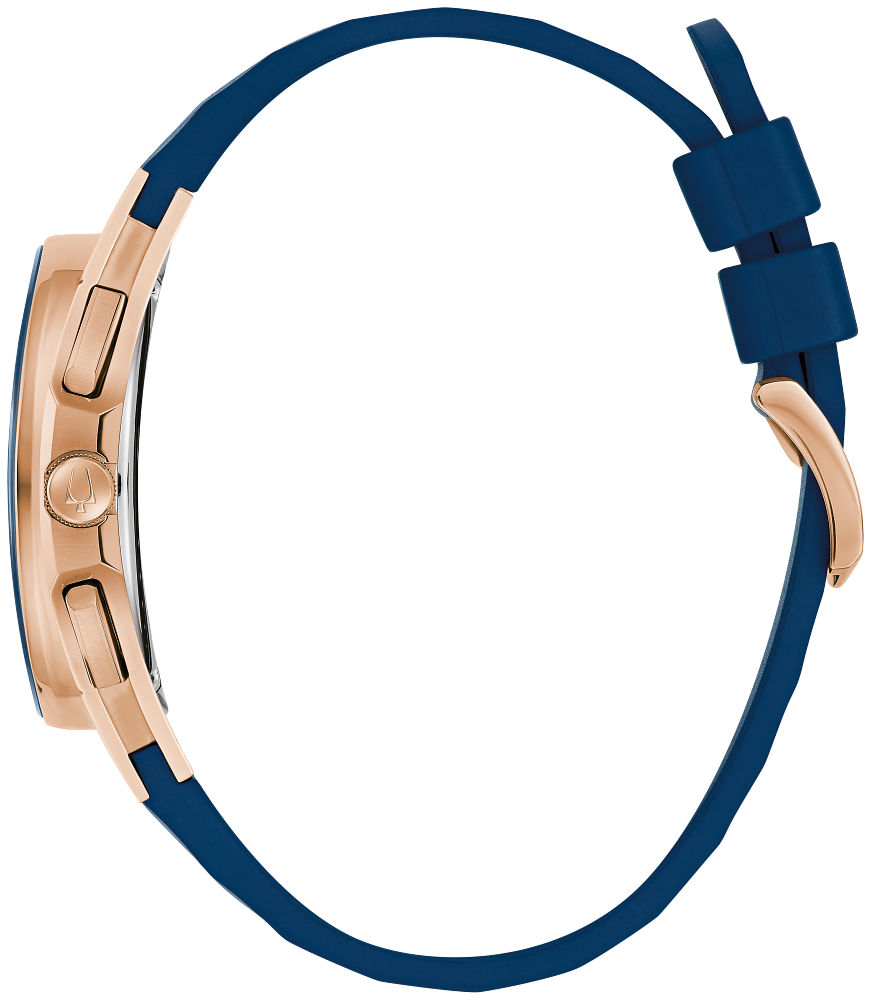 Bulova 97A185 Marc Anthony CURV Blue Dial Men's Watch