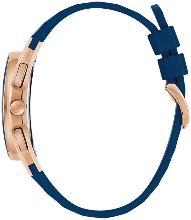 Bulova 97A185 Marc Anthony CURV Blue Dial Men's Watch