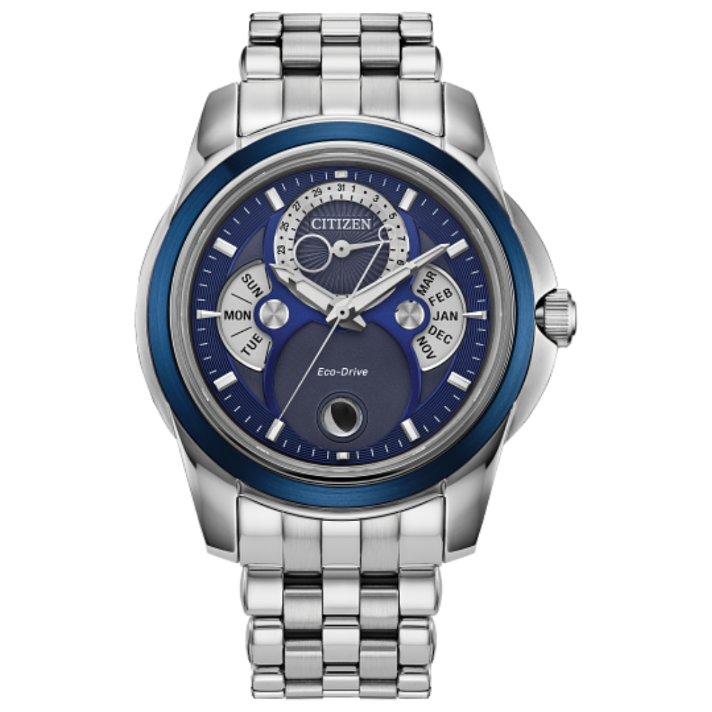 BU0088-51H Calendrier Blue Dial Stainless Steel Men's Watch
