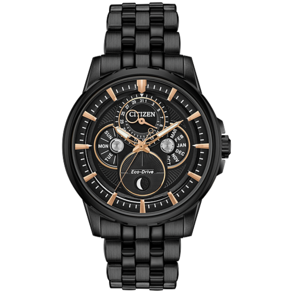 BU0057-54E Citizen Calendrier Black Dial Men's Watch