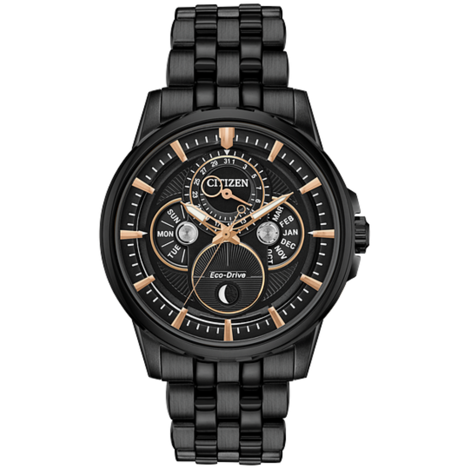 BU0057-54E Citizen Calendrier Black Dial Men's Watch
