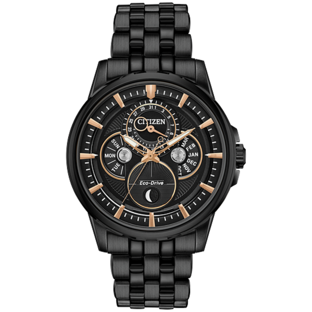 BU0057-54E Citizen Calendrier Black Dial Men's Watch