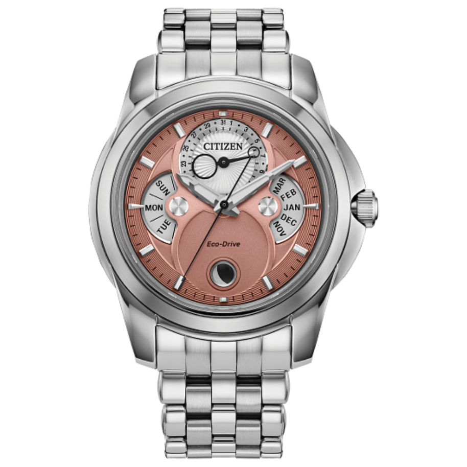 BU0080-52X Citizen Calendrier Moonphase Pink Dial Men's Watch