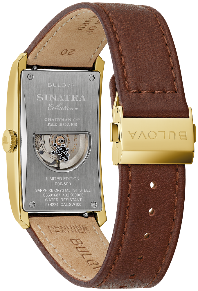 Bulova 97B224 Chairman of the Board Black Dial Men's Watch