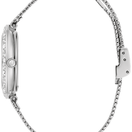 96L329 Bulova Crystal Silver Dial Stainless Steel Women's Watch