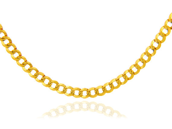 2.85mm Men’s Gold Miami Cuban Link Chain Necklace