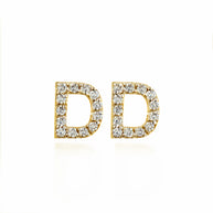 Yellow Gold Diamond Letter 