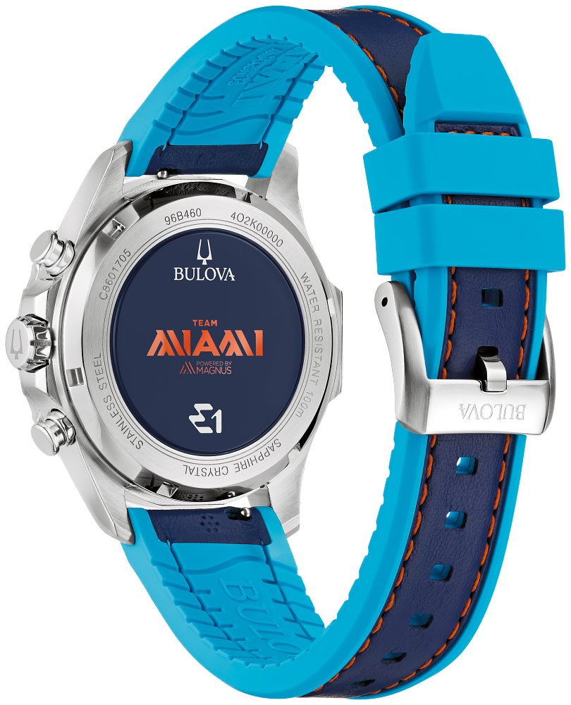 96B460 Bulova E1 Team Miami Men's Electric Boat Racing Marine Star