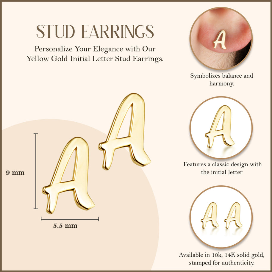 Yellow Gold Letter 