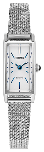 EG7120-51A Citizen Eco-Drive Ladies Elegance Watch Mother of Pearl / Silver Dial Stainless Steel Women's Watch