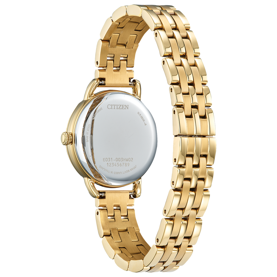 EM1052-51A Citizen Eco-Drive Women's Classic Coin Edge