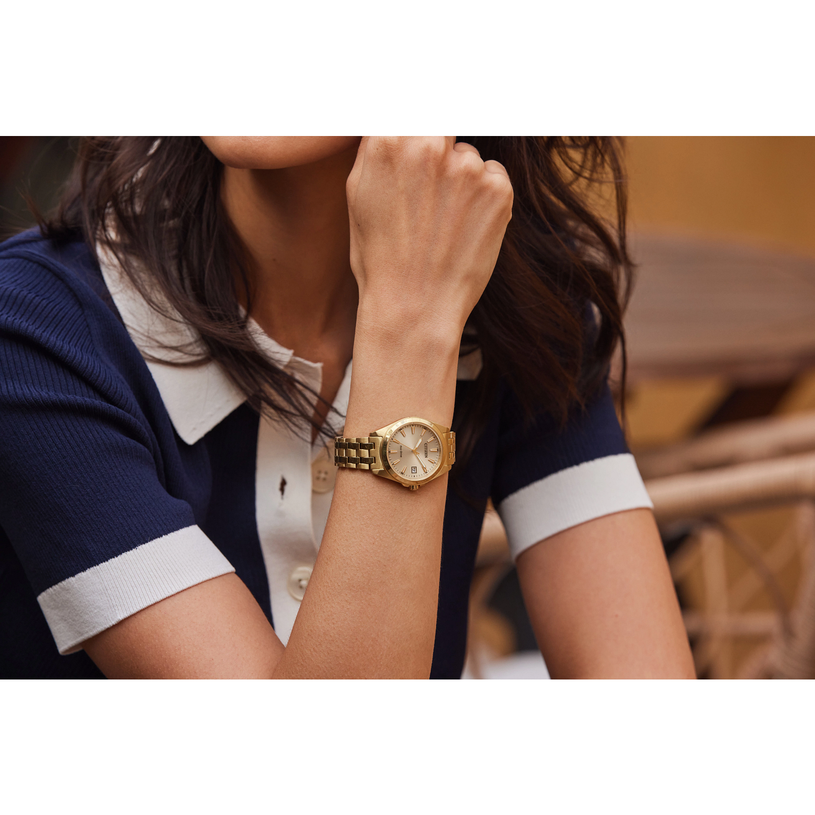 EO1222-50P Citizen Peyten Eco-Drive Gold Tone Steel Women's Watch