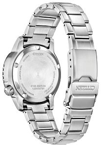 Citizen Promaster Dive EO2027-50Z Eco-Drive Red Dial Stainless Steel Women's Dive Watch
