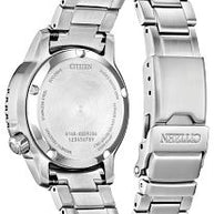 Citizen Promaster Dive EO2027-50Z Eco-Drive Red Dial Stainless Steel Women's Dive Watch