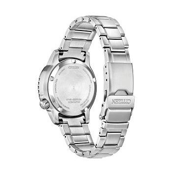 Citizen Promaster Dive EO2027-50Z Eco-Drive Red Dial Stainless Steel Women's Dive Watch